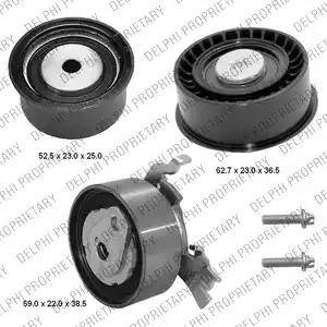 Delphi KDB252 - Kit de distribution droxauto.com