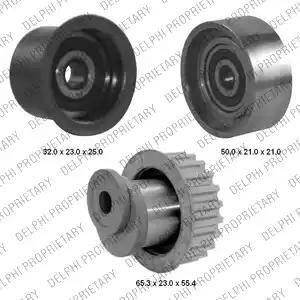 Delphi KDB217 - Kit de distribution droxauto.com