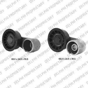 Delphi KDB276 - Kit de distribution droxauto.com