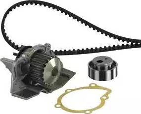 Delphi KWP1601114 - Pompe à eau + kit de courroie de distribution droxauto.com