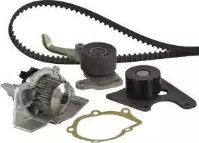 Delphi KWP2503115 - Pompe à eau + kit de courroie de distribution droxauto.com