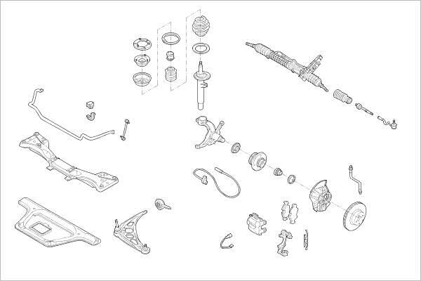 Delphi OE-BMW-000016199-F - Suspension des roues droxauto.com