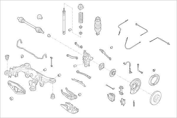 Delphi OE-MERC-000019777-R - Suspension des roues droxauto.com