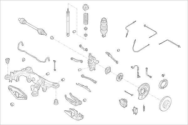 Delphi OE-MERC-000017000-R - Suspension des roues droxauto.com