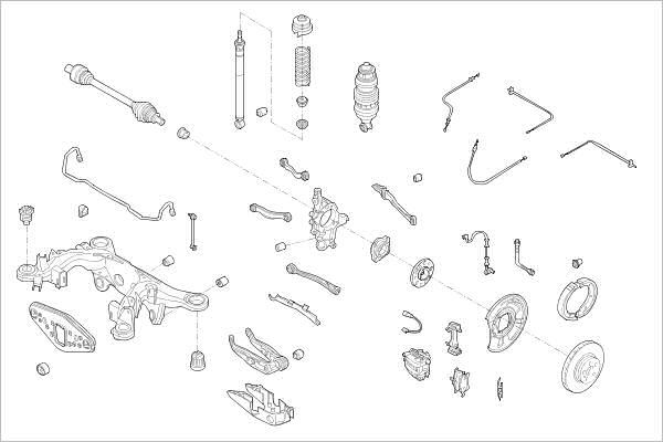 Delphi OE-MERC-000017170-R - Suspension des roues droxauto.com