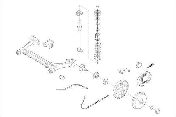 Delphi OE-VW-000001950-R - Suspension des roues droxauto.com
