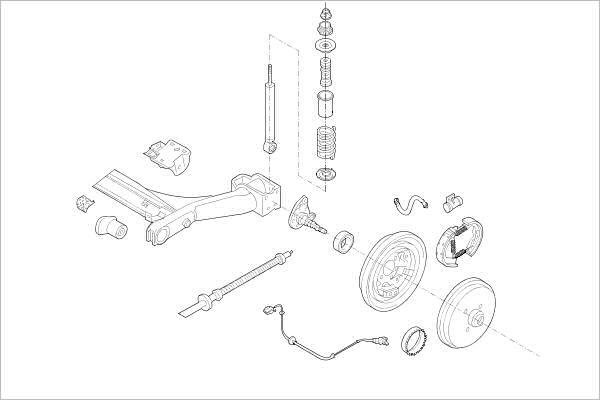 Delphi OE-VW-000001904-R - Suspension des roues droxauto.com