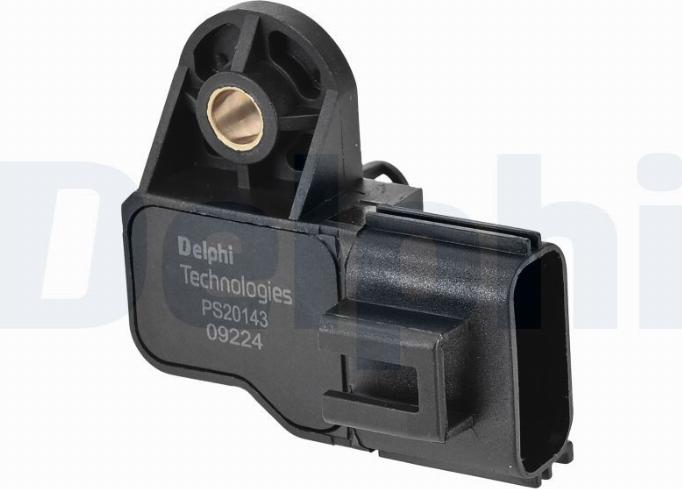 Delphi PS20143-12B1 - Capteur, pression du tuyau d'admission droxauto.com