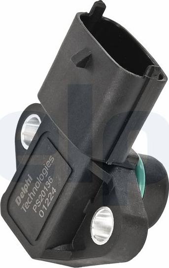 Delphi PS20136-12B1 - Capteur, pression du tuyau d'admission droxauto.com