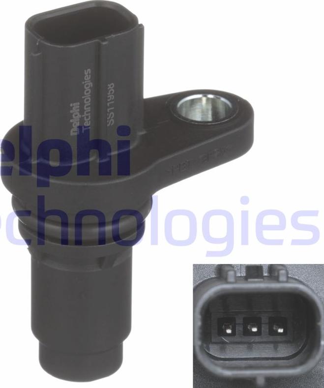 Delphi SS11958-11B1 - Capteur d'angle, vilebrequin droxauto.com