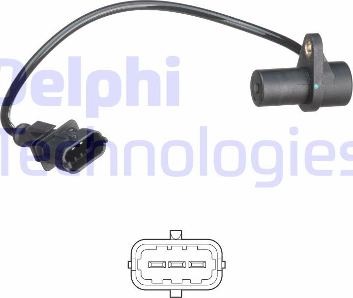 Delphi SS11491 - Capteur d'angle, vilebrequin droxauto.com