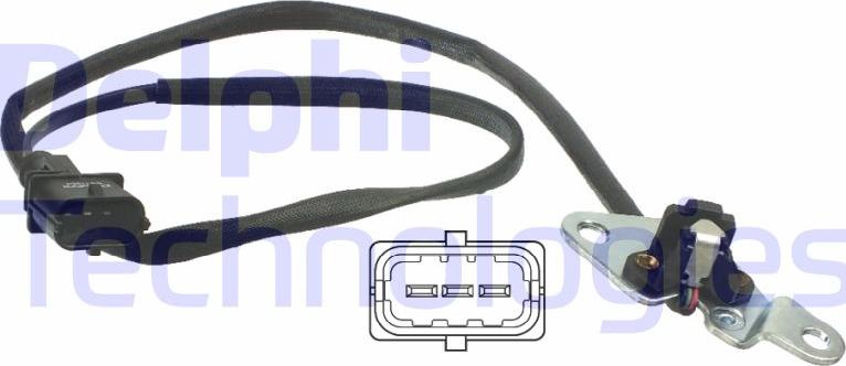 Delphi SS11004 - Capteur, position d'arbre à cames droxauto.com