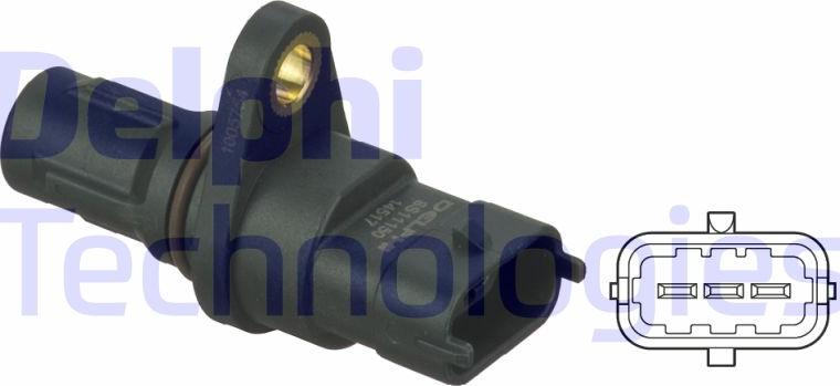 Delphi SS11150 - Capteur, position d'arbre à cames droxauto.com