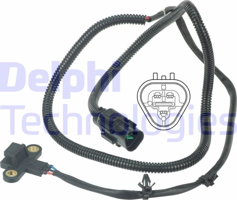 Delphi SS11171 - Capteur d'angle, vilebrequin droxauto.com