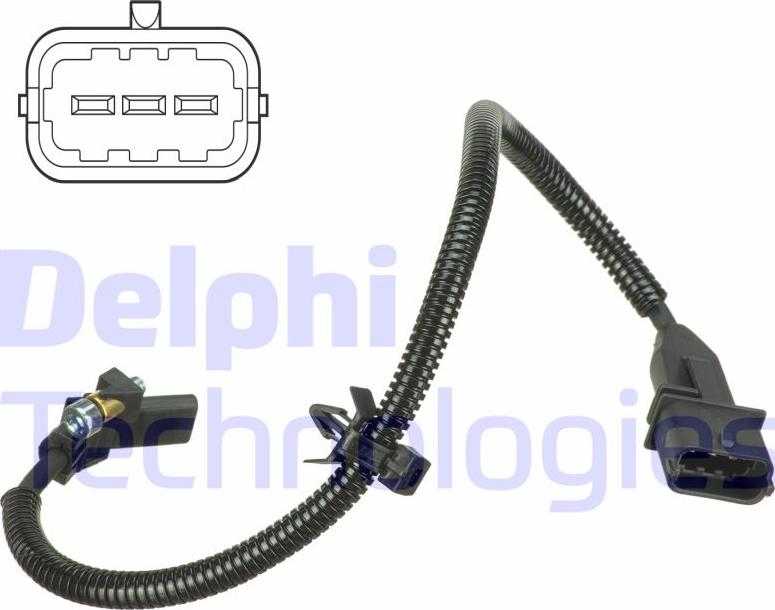 Delphi SS11321 - Capteur d'angle, vilebrequin droxauto.com