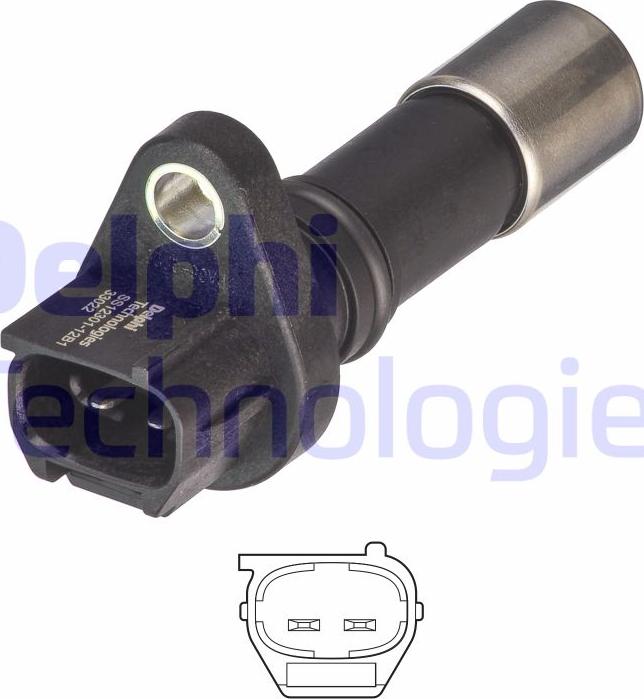 Delphi SS12301-12B1 - Capteur d'angle, vilebrequin droxauto.com