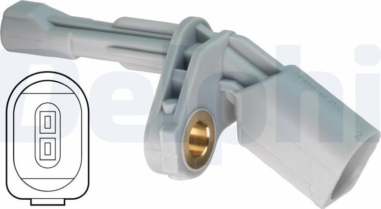 Delphi SS20571 - Capteur, vitesse de roue droxauto.com