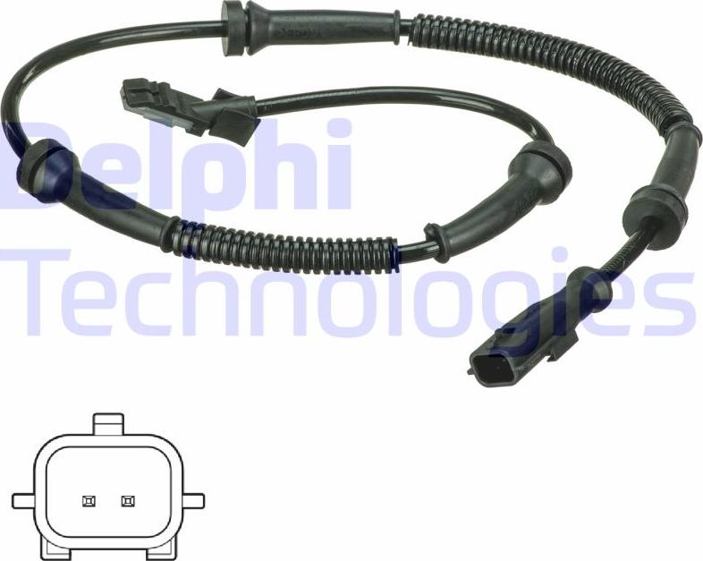 Delphi SS20572 - Capteur, vitesse de roue droxauto.com