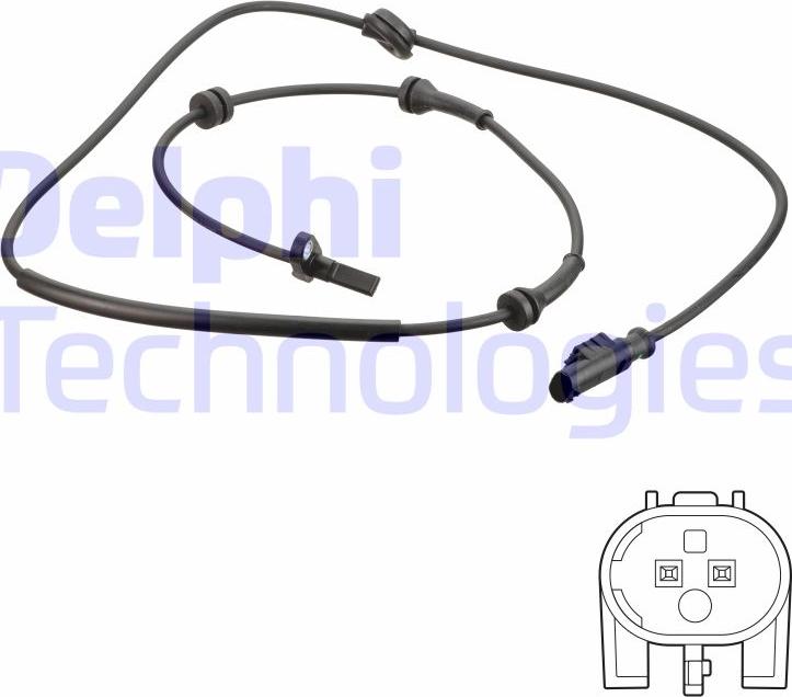 Delphi SS20639 - Capteur, vitesse de roue droxauto.com