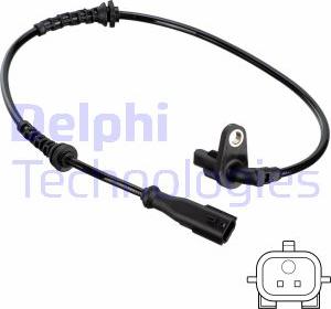 Delphi SS20812 - Capteur, vitesse de roue droxauto.com