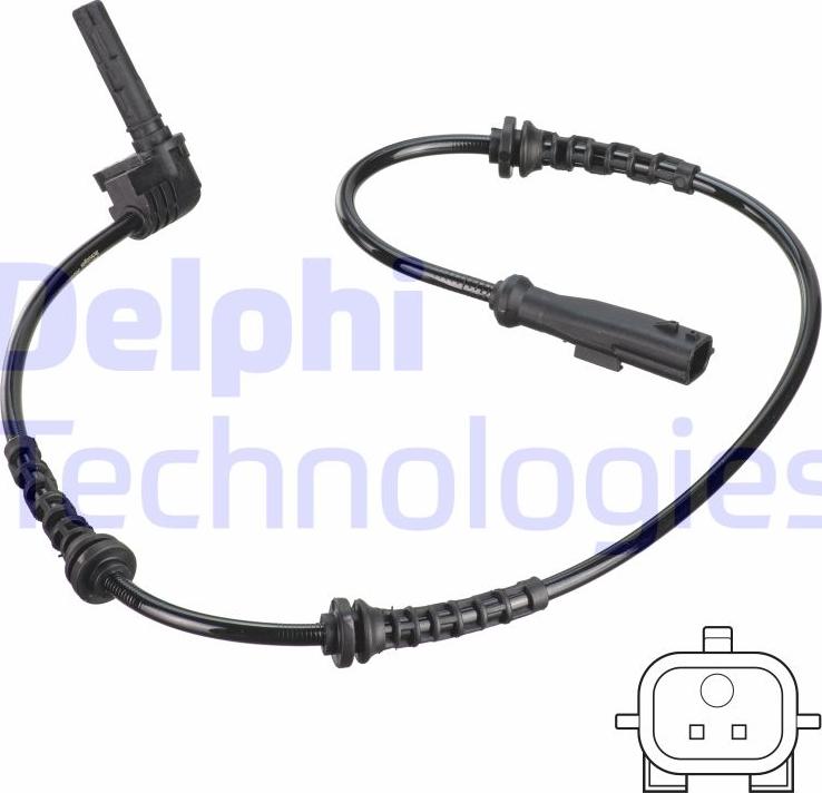 Delphi SS20820 - Capteur, vitesse de roue droxauto.com