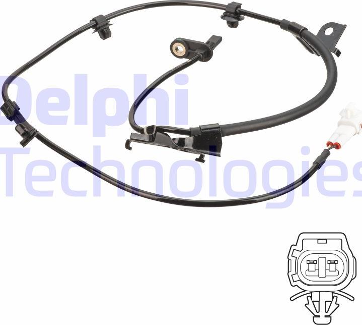 Delphi SS20821 - Capteur, vitesse de roue droxauto.com