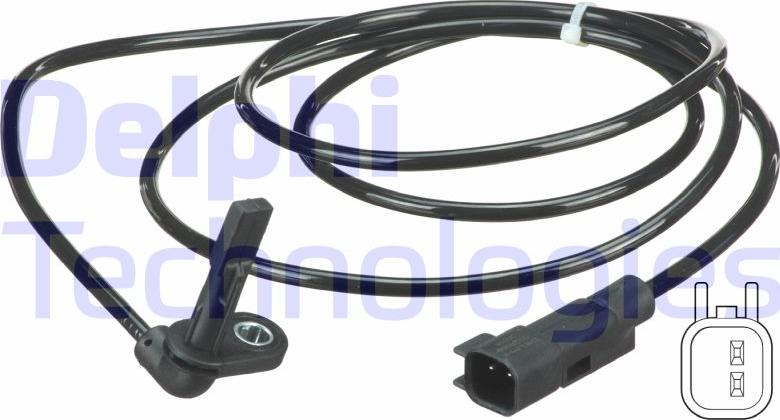 Delphi SS20356 - Capteur, vitesse de roue droxauto.com