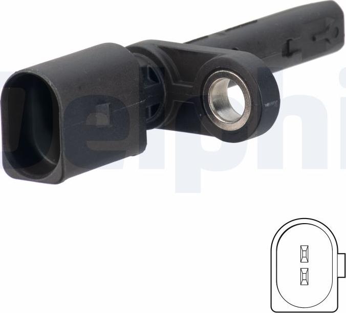Delphi SS20794-11B1 - Capteur, vitesse de roue droxauto.com
