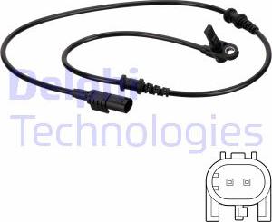 Delphi SS20790 - Capteur, vitesse de roue droxauto.com