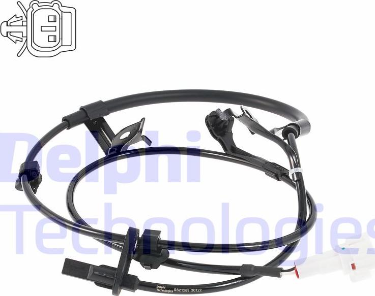 Delphi SS21289-12B1 - Capteur, vitesse de roue droxauto.com