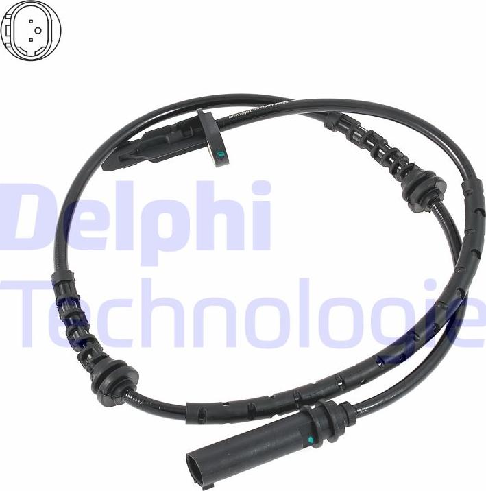 Delphi SS21280-12B1 - Capteur, vitesse de roue droxauto.com