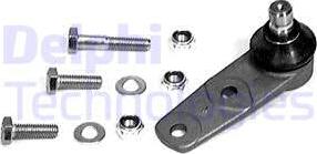 Delphi TC233-11B1 - Rotule de suspension droxauto.com