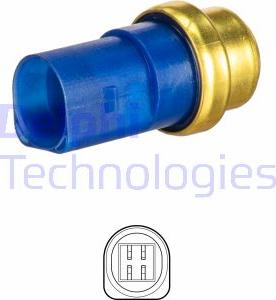 Delphi TS10480 - Interrupteur de température, ventilateur de radiateur droxauto.com