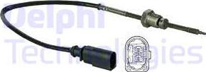 Delphi TS30021 - Capteur, température des gaz droxauto.com