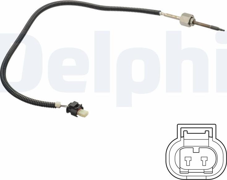 Delphi TS30161 - Capteur, température des gaz droxauto.com