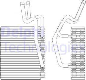 Delphi TSP0525204 - Évaporateur climatisation droxauto.com