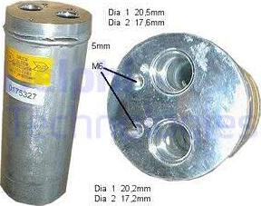 Delphi TSP0175327 - Filtre déshydratant, climatisation droxauto.com