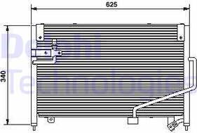 Delphi TSP0225493 - Condensateur, climatisation droxauto.com