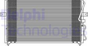 Delphi TSP0225608 - Condensateur, climatisation droxauto.com