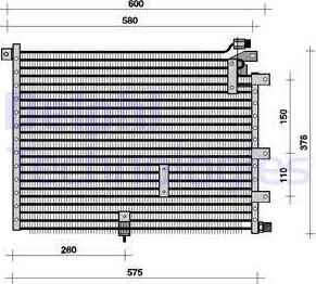Delphi TSP0225069 - Condensateur, climatisation droxauto.com