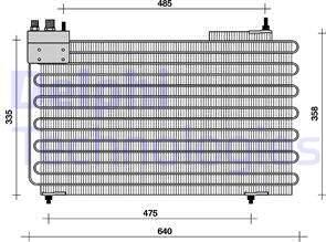 Delphi TSP0225020 - Condensateur, climatisation droxauto.com