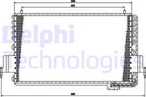 Delphi TSP0225159 - Condensateur, climatisation droxauto.com