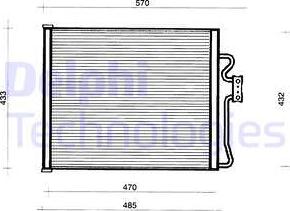 Delphi TSP0225155 - Condensateur, climatisation droxauto.com