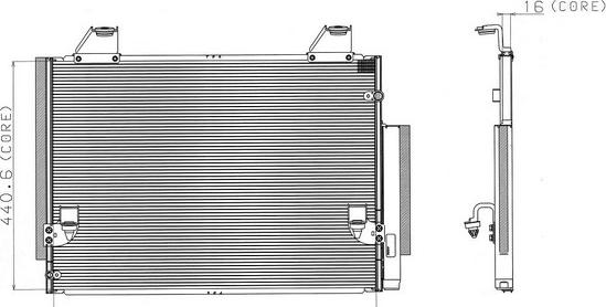 Denso A477-A350 - Condensateur, climatisation droxauto.com