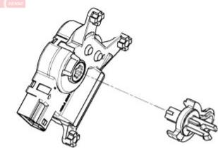 Denso DAT23012 - Élément de commande, climatisation droxauto.com