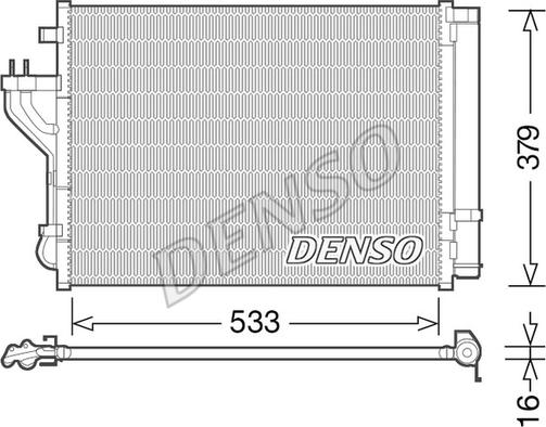 Denso DCN41004 - Condensateur, climatisation droxauto.com