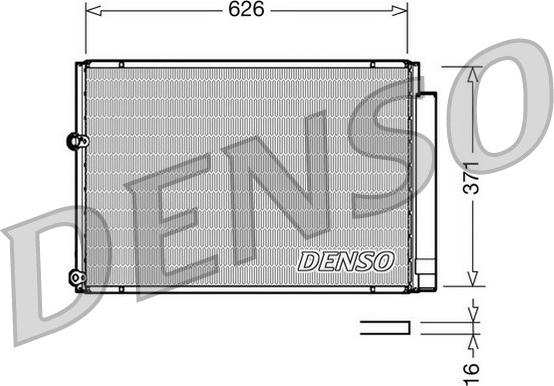 Denso DCN50018 - Condensateur, climatisation droxauto.com