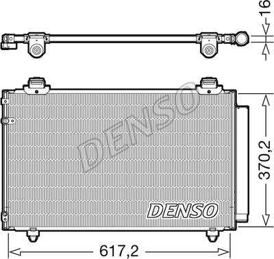 Denso DCN50112 - Condensateur, climatisation droxauto.com