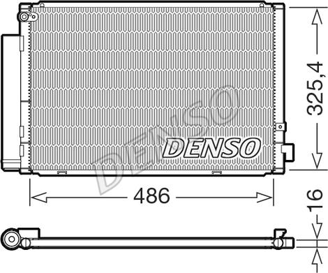 Denso DCN50126 - Condensateur, climatisation droxauto.com