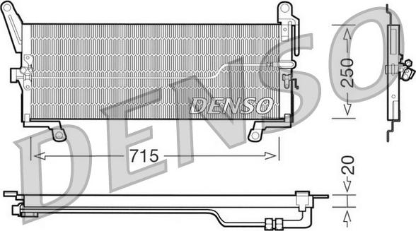 Denso DCN09098 - Condensateur, climatisation droxauto.com